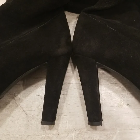 💕STUART WEITZMAN💕 Highland Suede Over-the-Knee Boots ~ Black 7.5